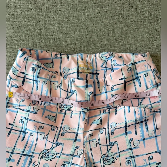 Lilly Pulitzer Luxletic Corso Golf Pants in the "Talk Birdie to Me" print  XXS - Picture 4 of 8